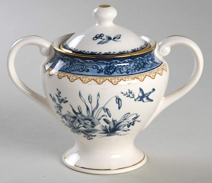 Sanctuary Sugar Bowl & Lid by Nikko-1