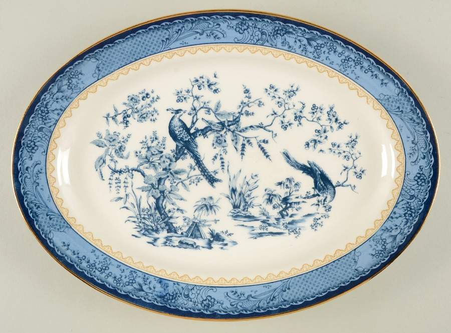Sanctuary 14" Oval Serving Platter by Nikko-1
