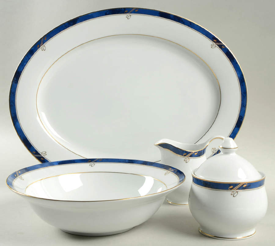 Sapphire 40 Piece Estate Set by Nikko-1