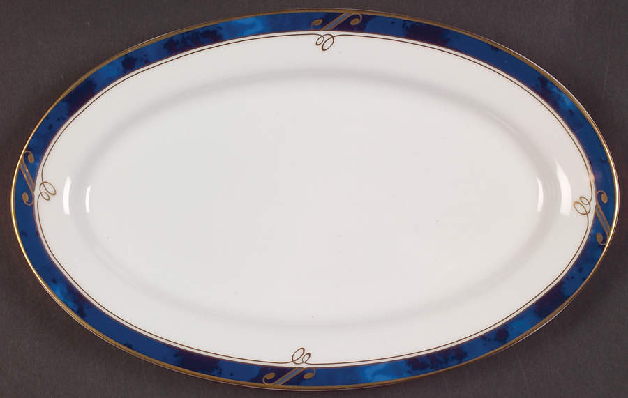 Sapphire Relish/Butter Tray by Nikko-1