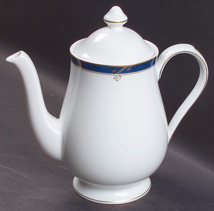 Sapphire Coffee Pot & Lid by Nikko-1