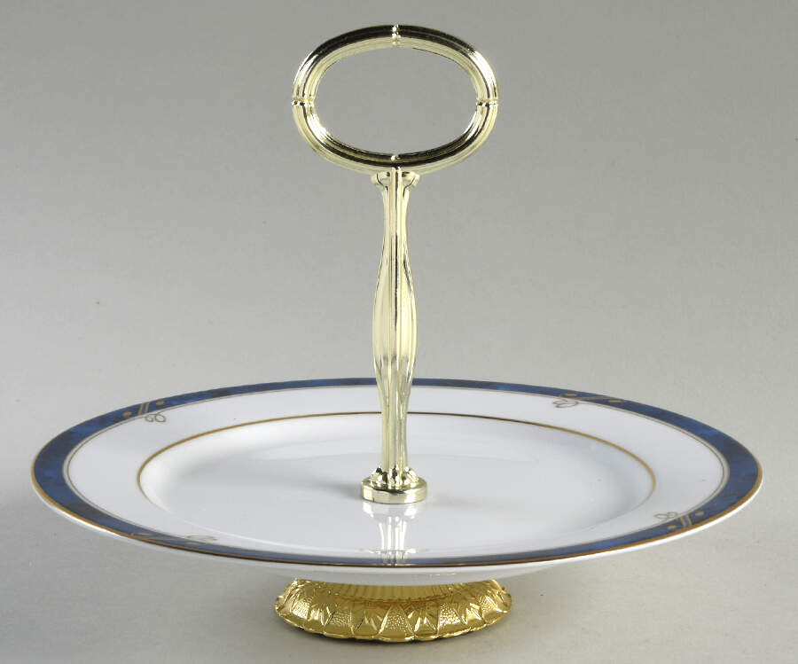 Sapphire 6" - 7" Tidbit (from Salad Plate) HC by Nikko-1