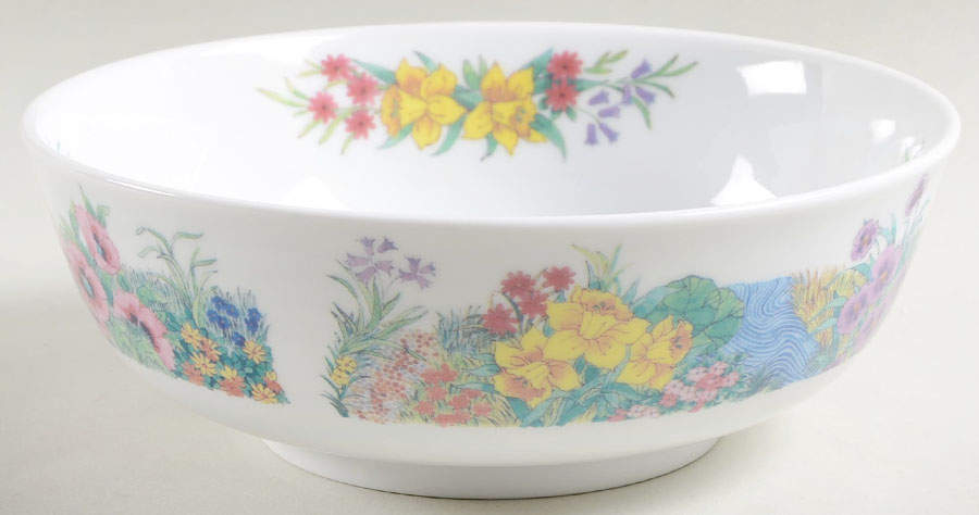 Secret Garden 7" Round Vegetable Bowl by Nikko-1