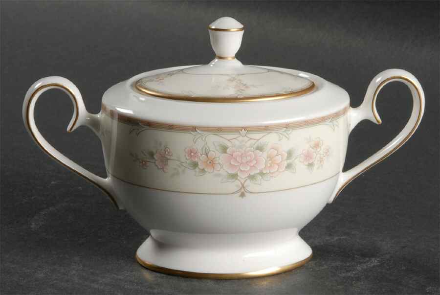 Serenity Sugar Bowl & Lid by Nikko-1