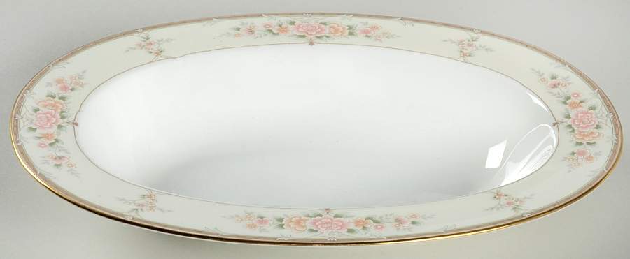 Serenity 11" Oval Vegetable Bowl by Nikko-1