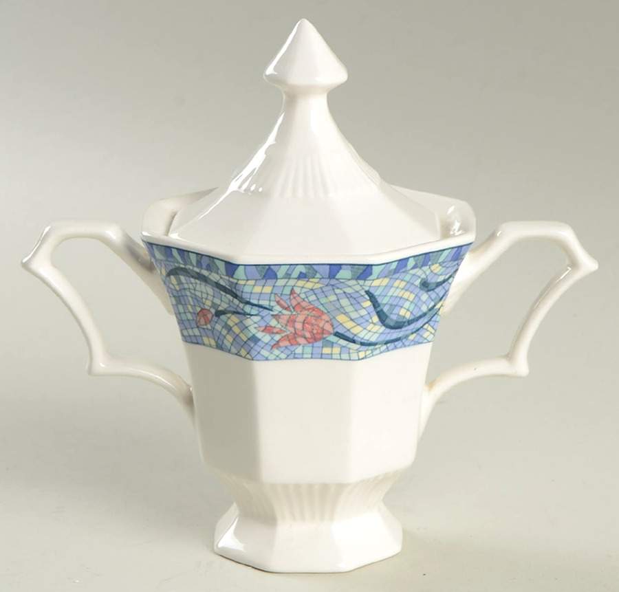 Serendipity Sugar Bowl & Lid by Nikko-1