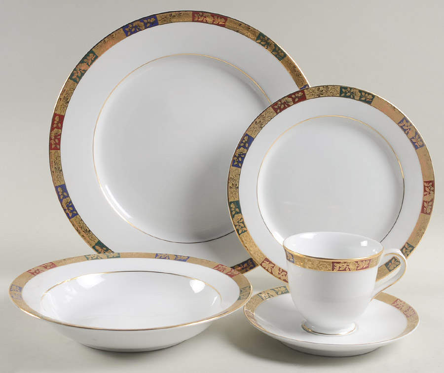 Sheridan 5 Piece Place Setting by Nikko-1