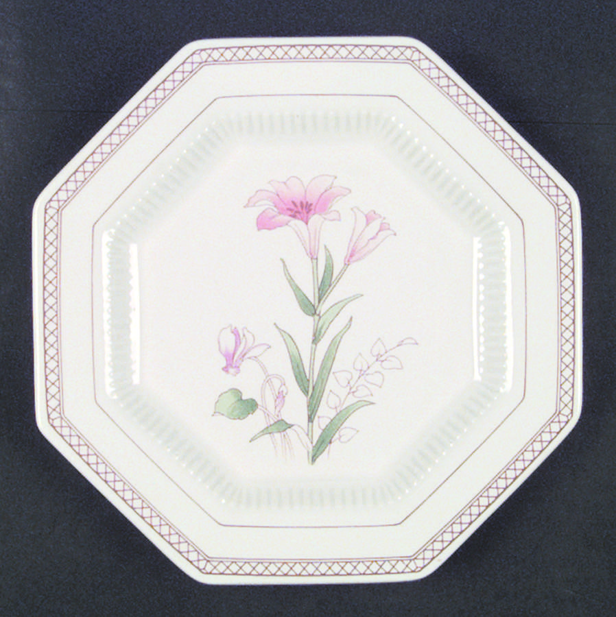 Spring Bouquet Salad Plate by Nikko-1