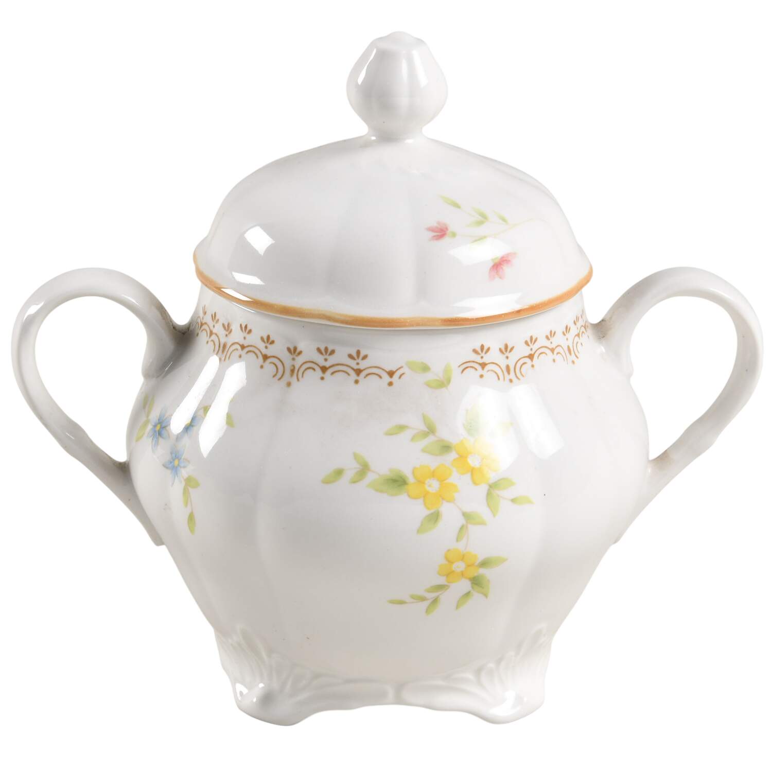 Splendor Sugar Bowl & Lid by Nikko-1