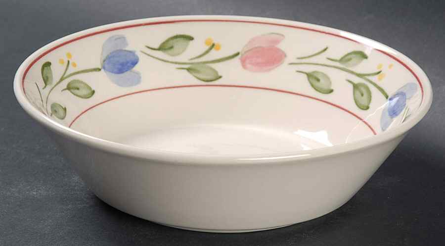 Spring Tulips Coupe Cereal Bowl by Nikko-1