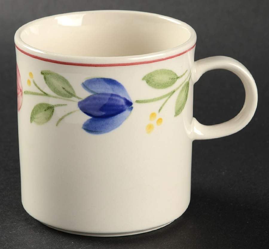 Spring Tulips Flat Cup by Nikko-1