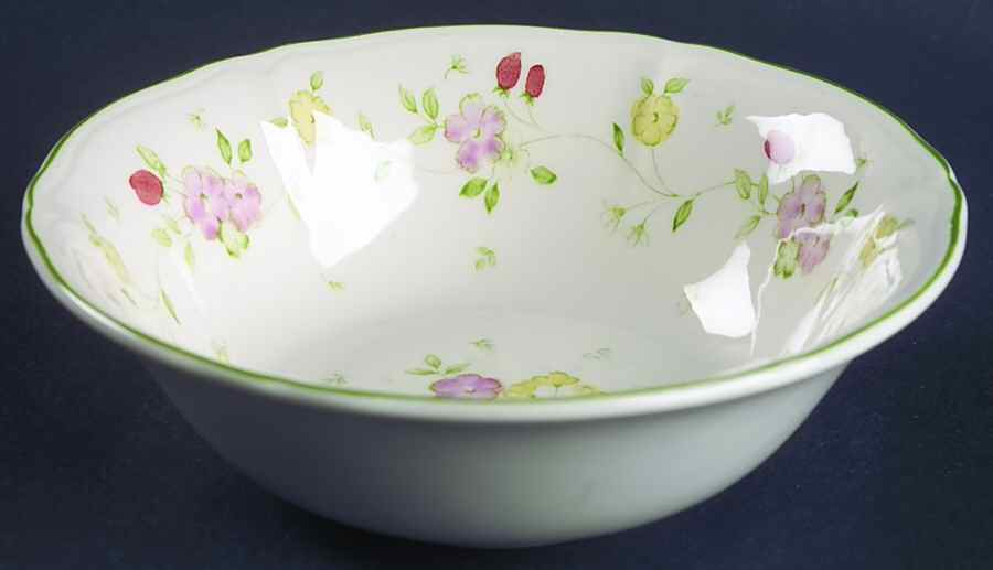 Strawberry Patch Coupe Cereal Bowl by Nikko-1