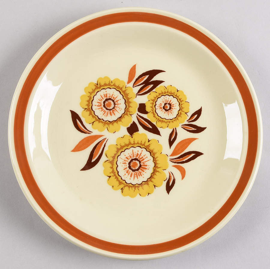 Sun Blossoms Salad Plate by Nikko-1