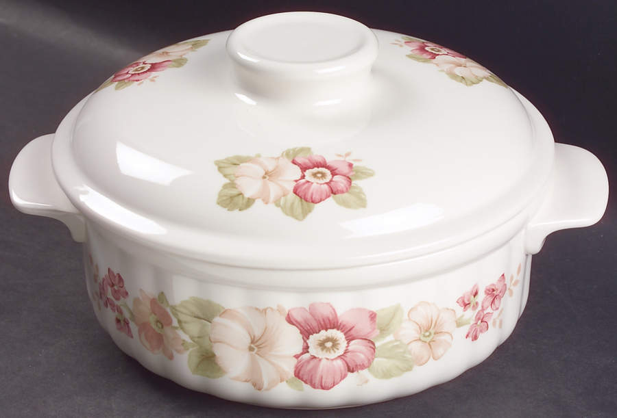 Summer Glade 1.5 Qt Round Covered Casserole by Nikko-1