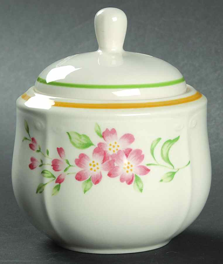 Sunshine Sugar Bowl & Lid by Nikko-1