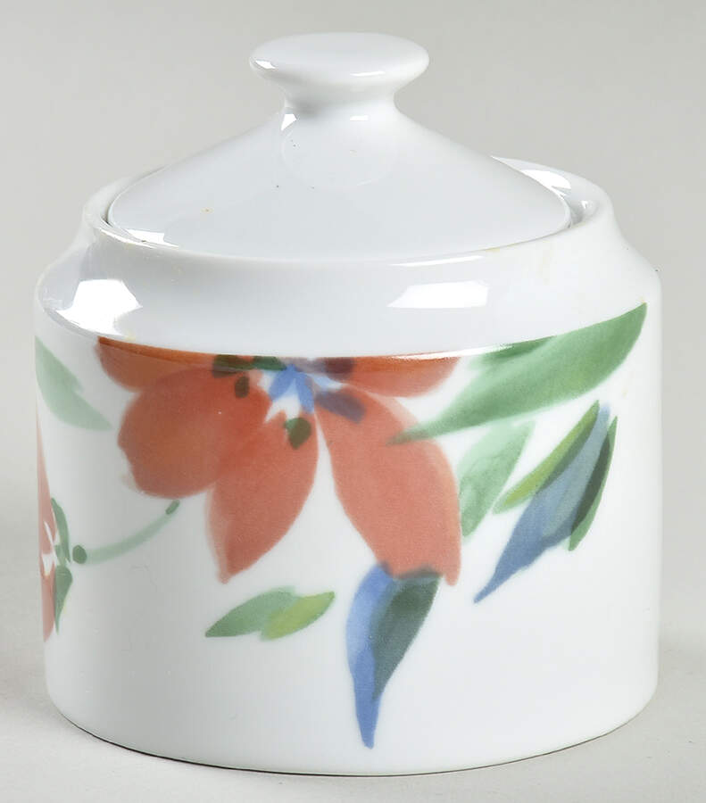 Sweet Meadow Sugar Bowl & Lid by Nikko-1