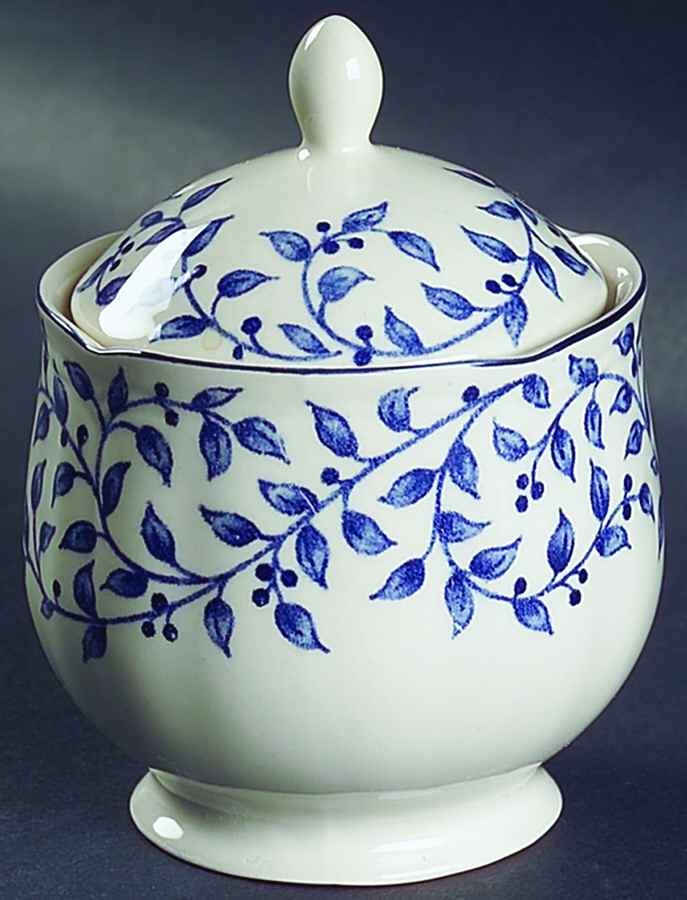 Sylvan Sugar Bowl & Lid by Nikko-1