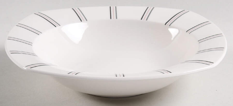 Symmetry Rim Soup Bowl by Nikko-1