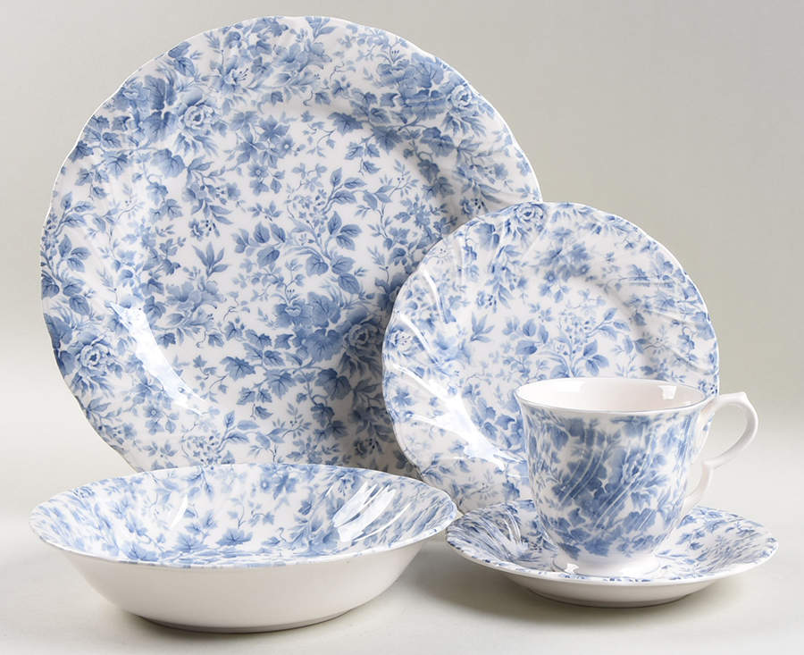 Tea Roses 5 Piece Place Setting by Nikko-1
