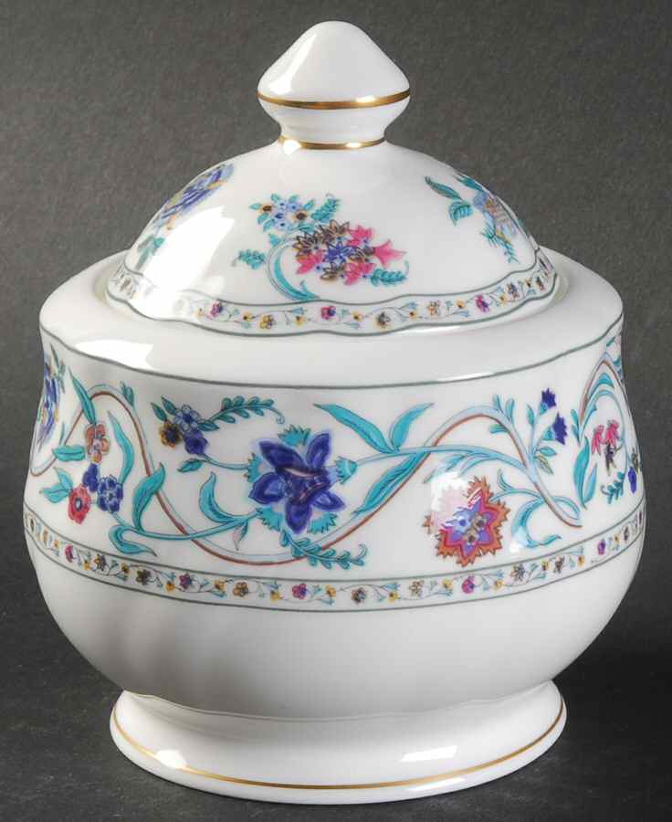 Tree of Life Sugar Bowl & Lid by Nikko-1