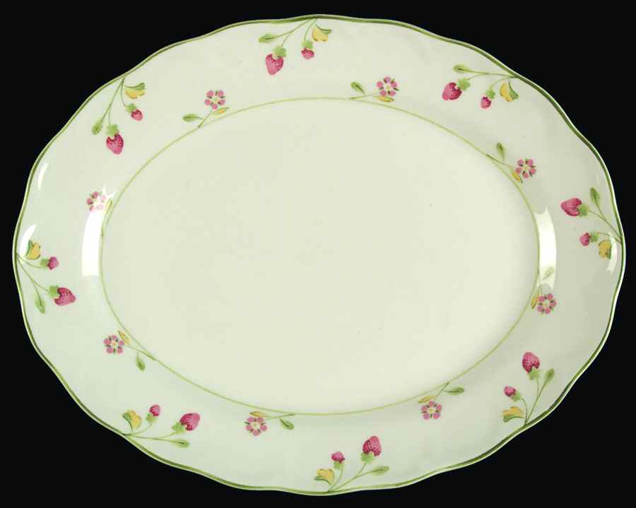 Versailles 11" Oval Serving Platter by Nikko-1