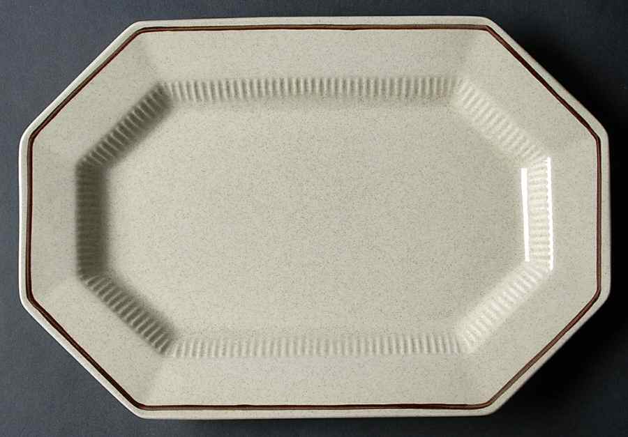 Wheat 13" Oval Serving Platter by Nikko-1