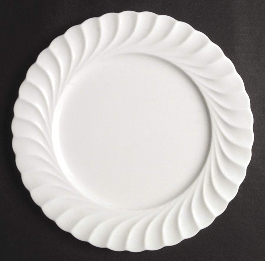 White Elegance Dinner Plate by Nikko-1