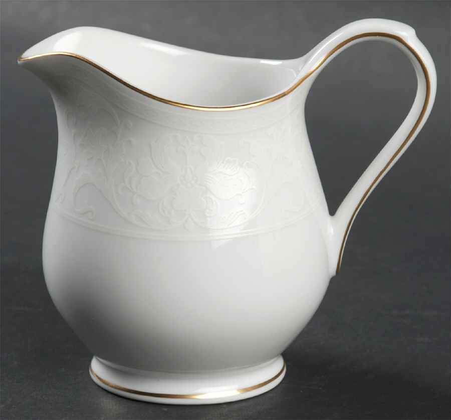 White Lace Gold Creamer by Nikko-1