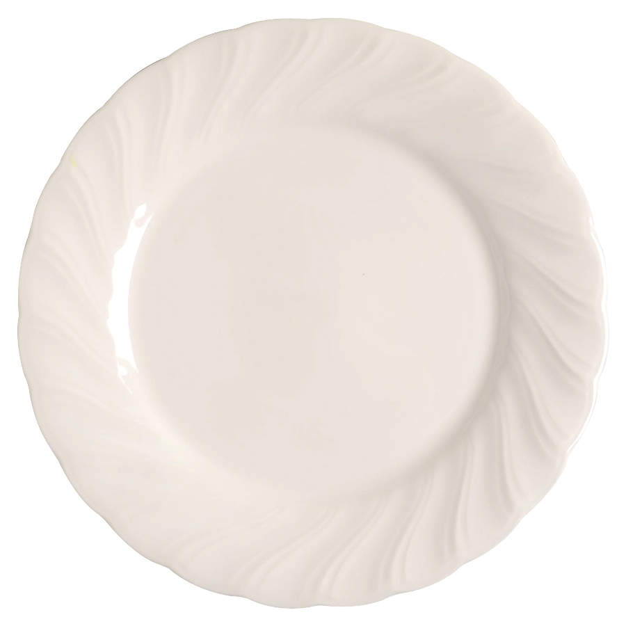 White Satin Dinner Plate by Nikko-1