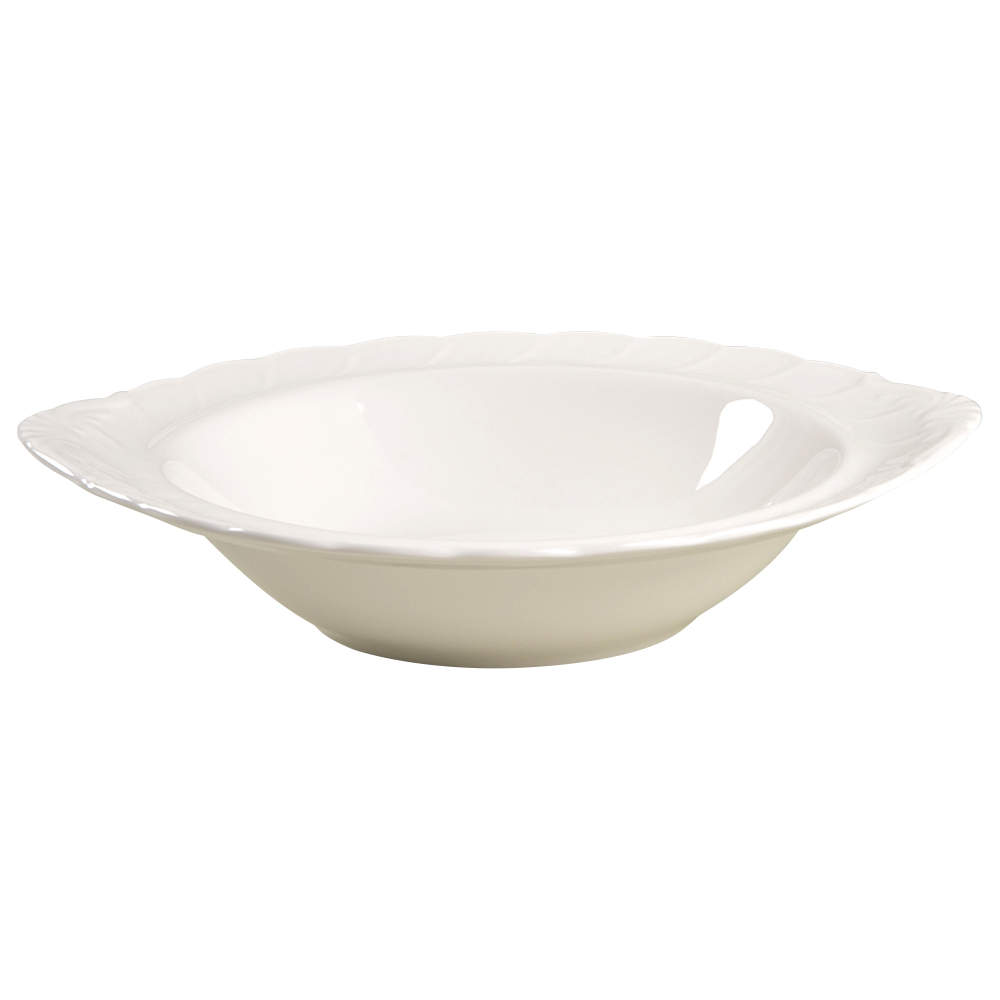 White Satin 11" Round Vegetable Bowl by Nikko-1