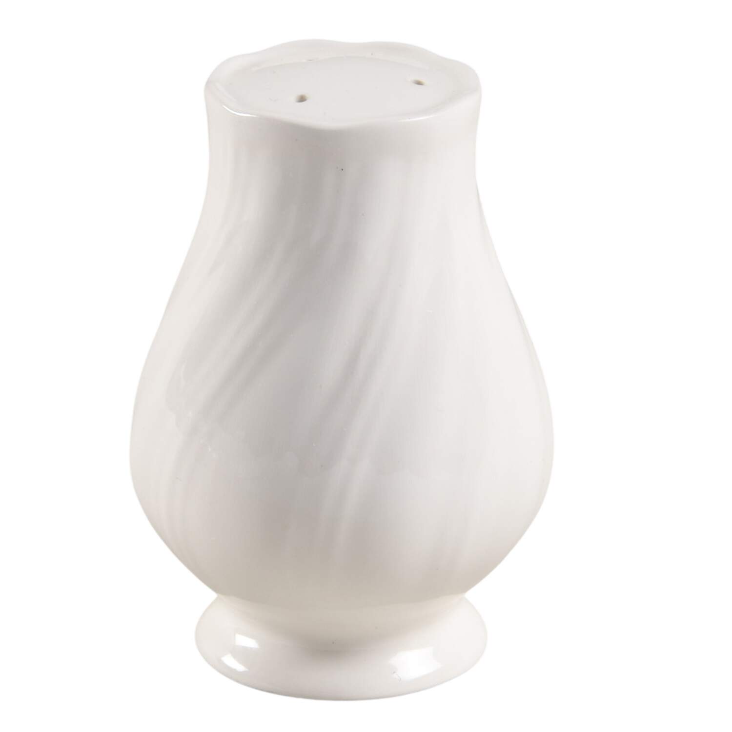 White Satin Salt Shaker by Nikko-1