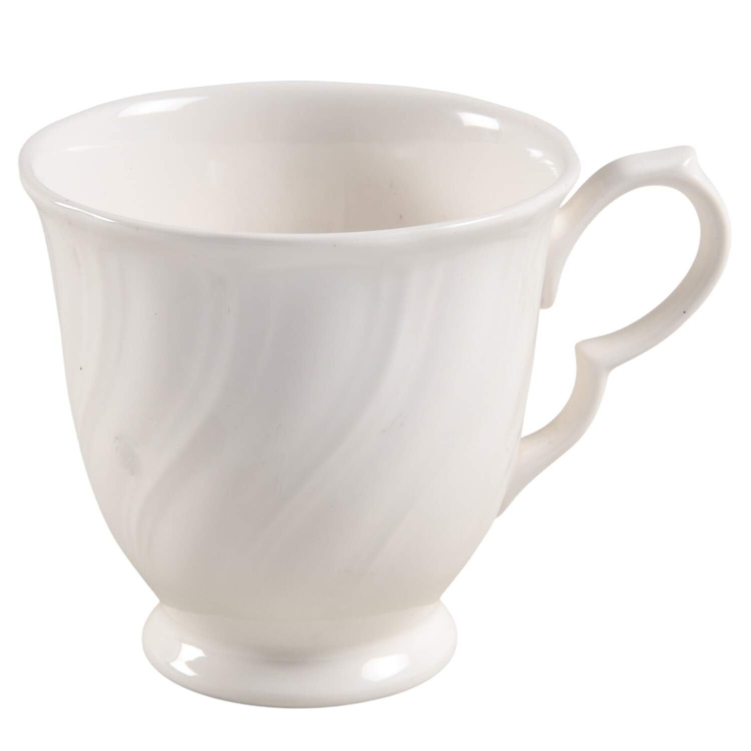 White Satin Footed Cup by Nikko-1