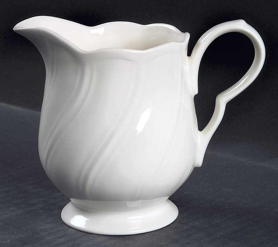 White Satin Creamer by Nikko-1
