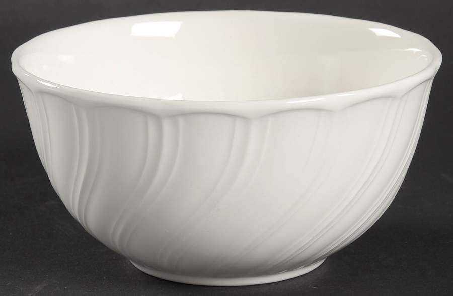 White Satin 5" All Purpose Bowl by Nikko-1