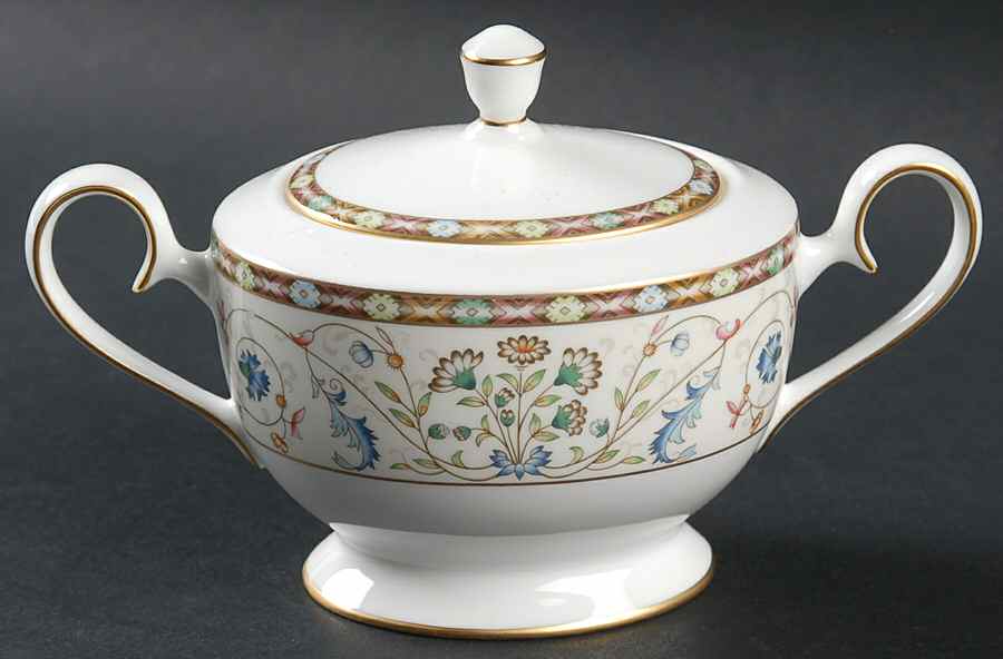 Wildflowers Allegro Sugar Bowl & Lid by Nikko-1