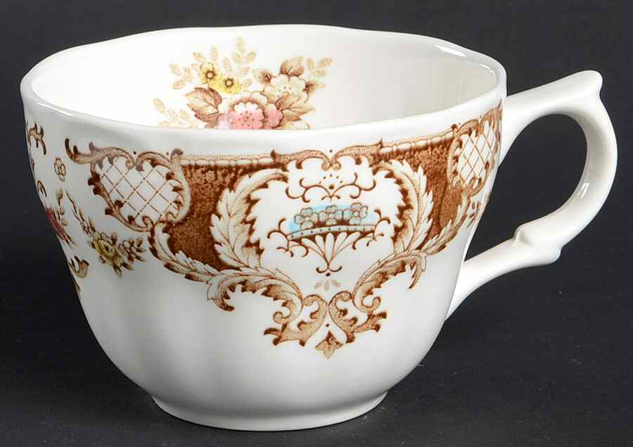 Windsor Brown Multicolor Flat Cup by Nikko-1