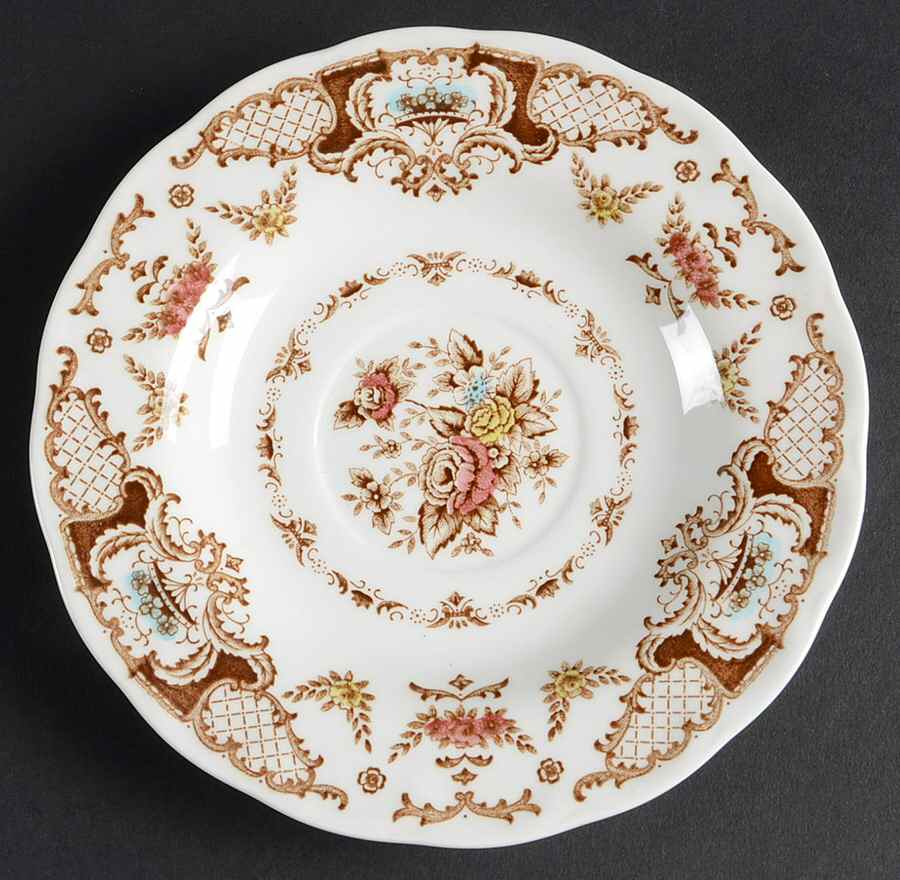 Windsor Brown Multicolor Saucer by Nikko-1