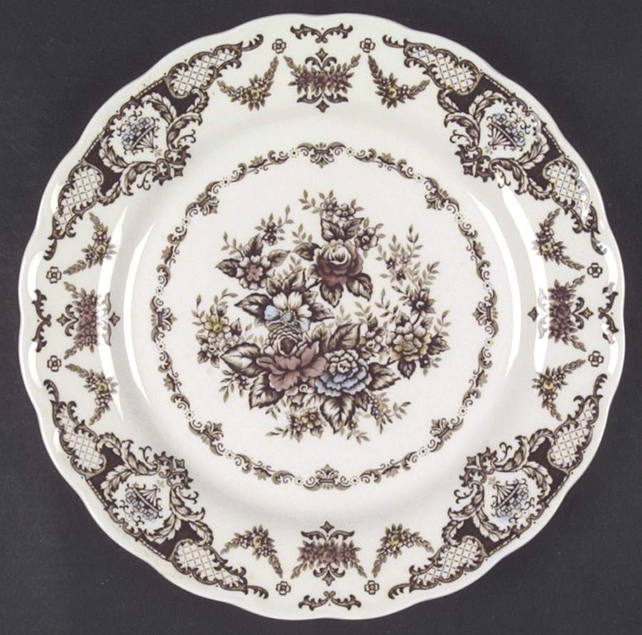 Windsor Brown Multicolor Dinner Plate by Nikko-1