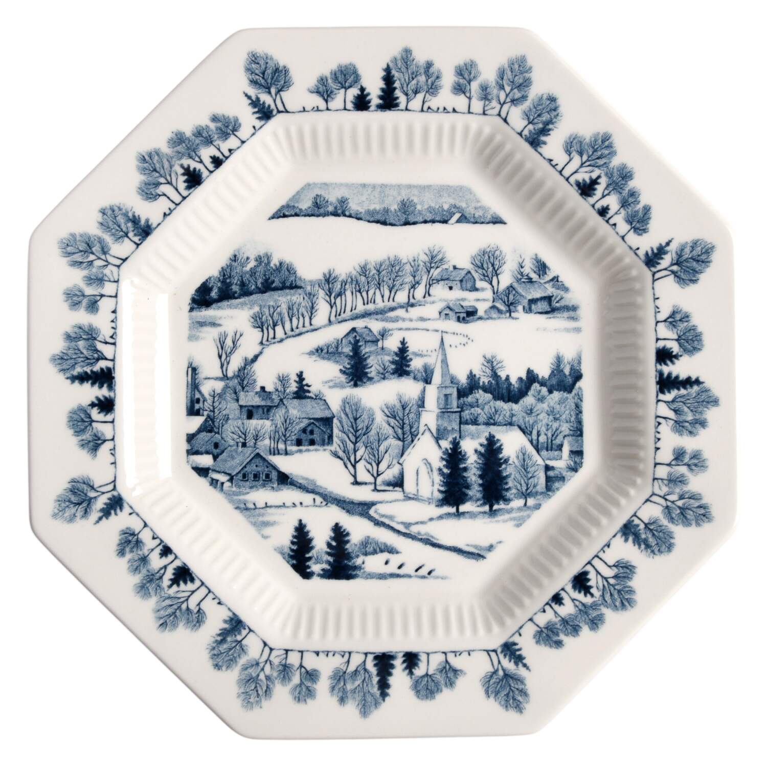 Winter Wonderland Salad Plate by Nikko-1