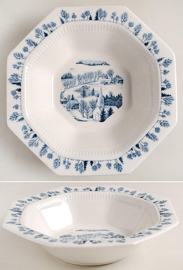 Winter Wonderland 9" Round Vegetable Bowl by Nikko-1