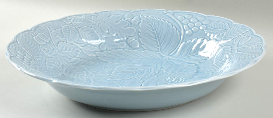 Woodbury Blue 12" Pasta Serving Bowl by Nikko-1