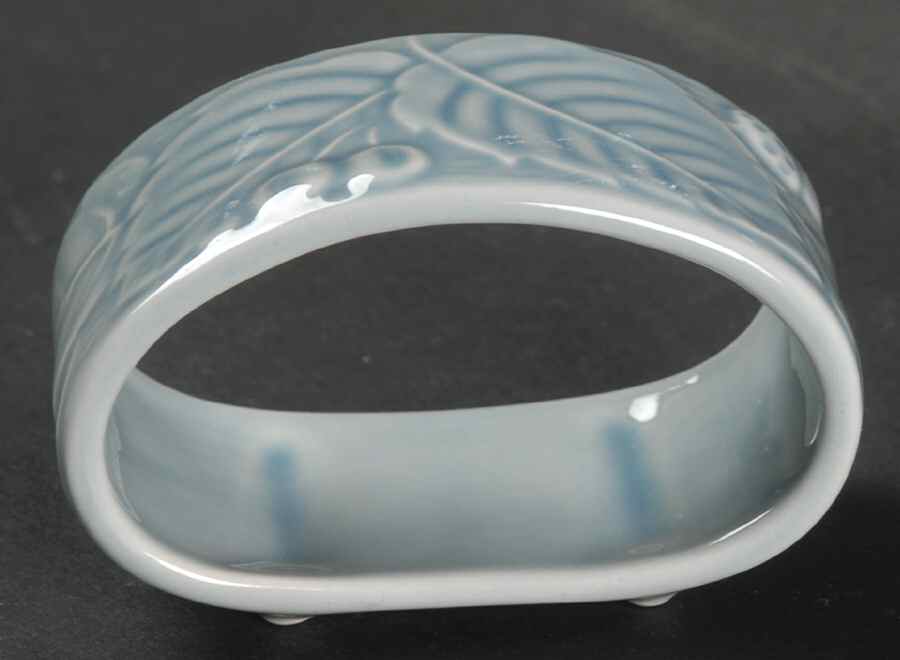 Woodbury Blue Napkin Ring by Nikko-1