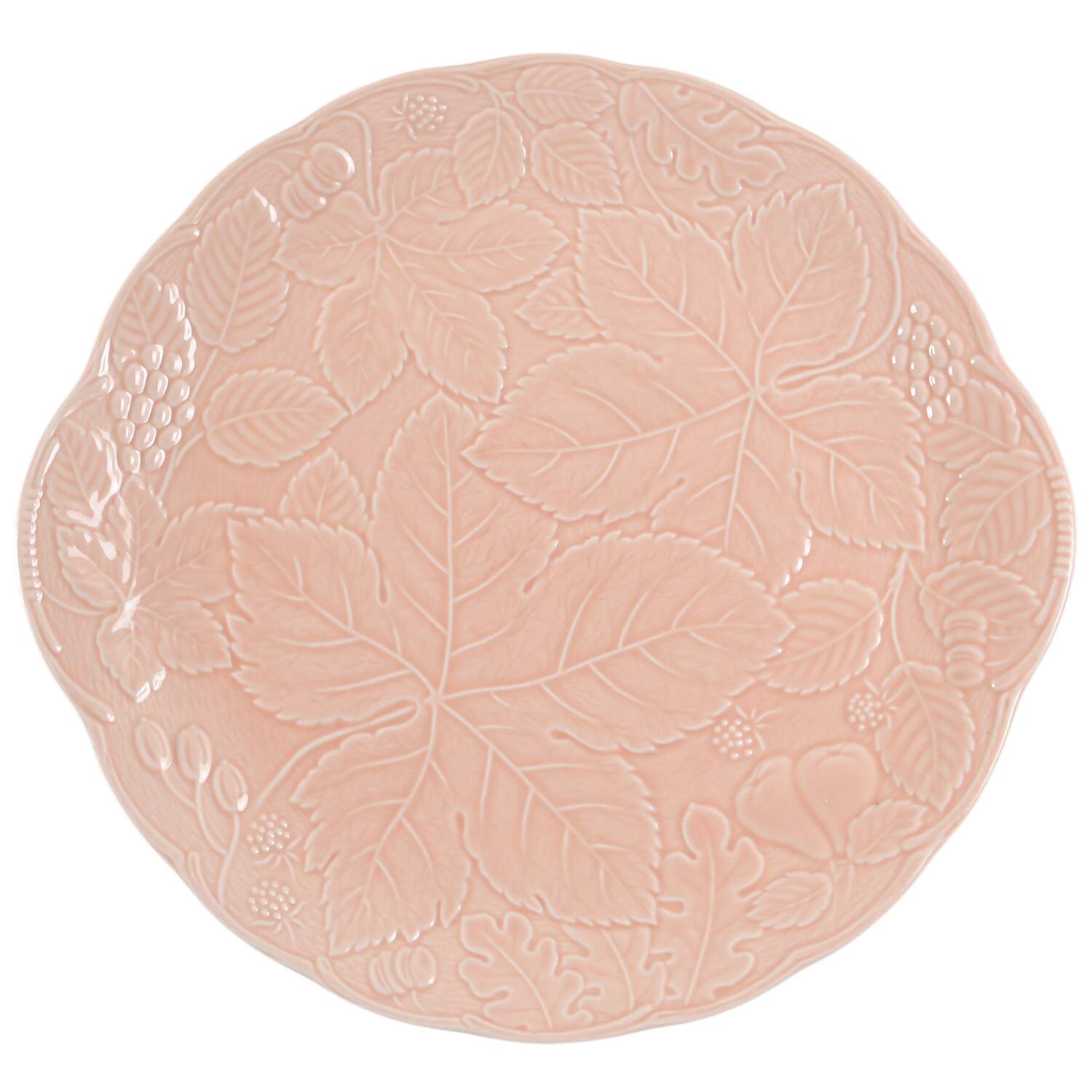 Woodbury Peach Handled Cake Plate by Nikko-1