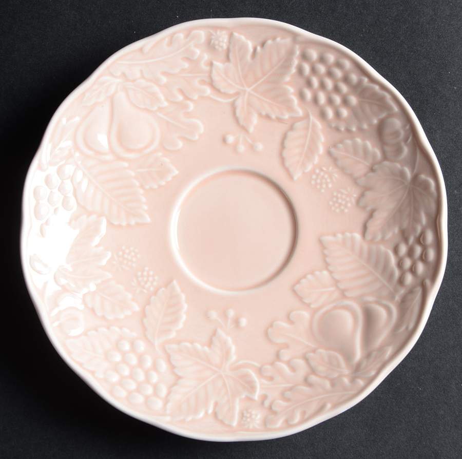Woodbury Peach Saucer by Nikko-1