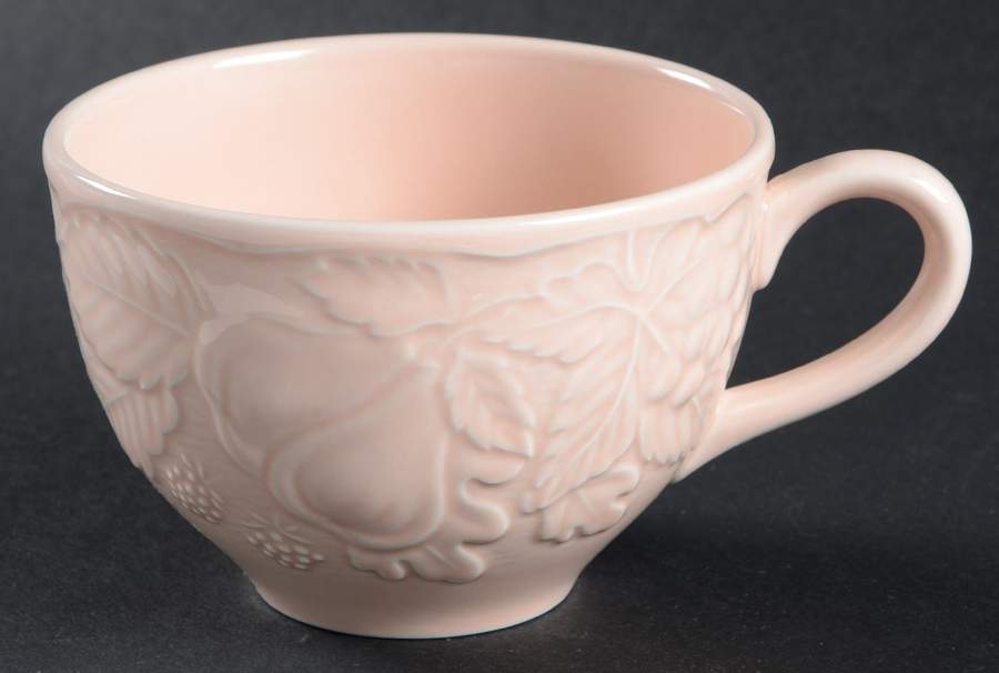 Woodbury Peach Flat Cup by Nikko-1