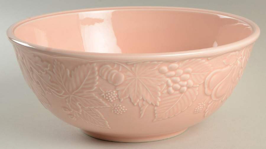 Woodbury Peach 9" Mixing Bowl by Nikko-1