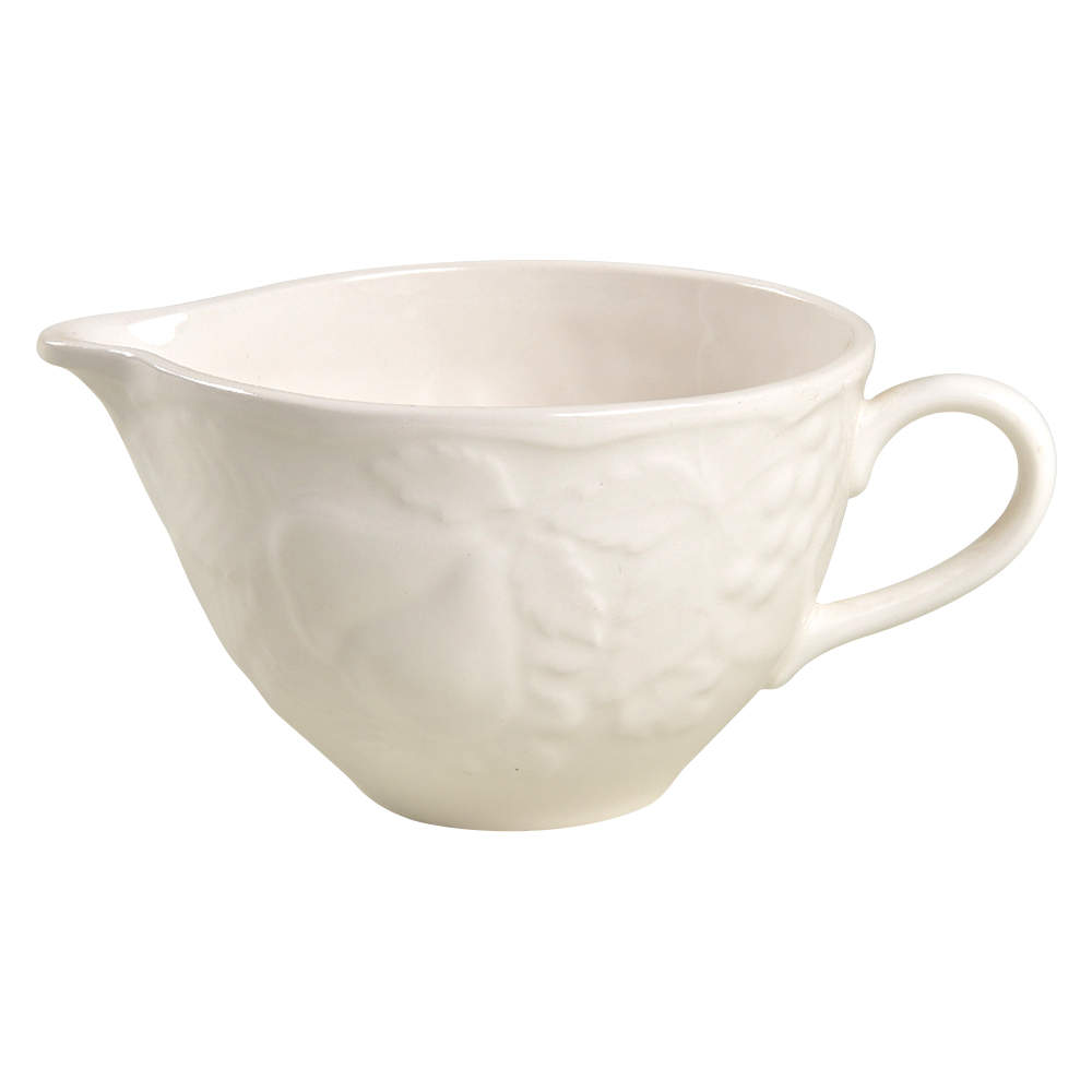 Woodbury White Creamer by Nikko-1