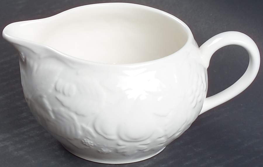 Woodbury White Open Sauce Boat by Nikko-1