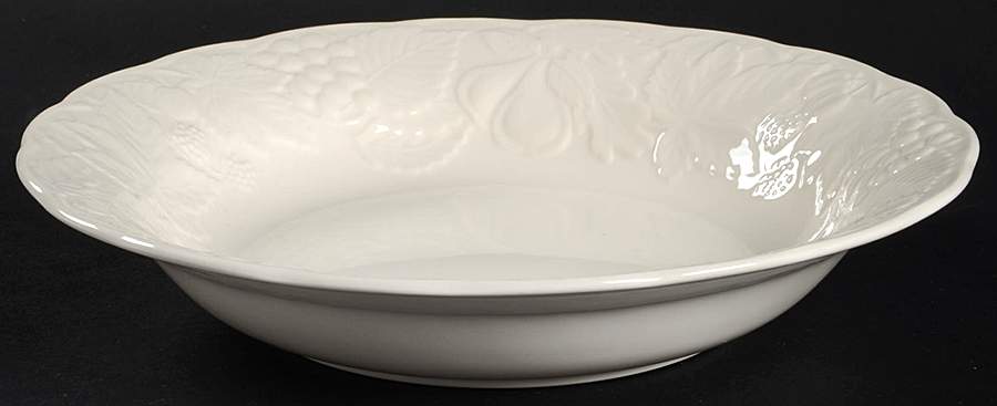 Woodbury White 9" Soup/Pasta Bowl by Nikko-1
