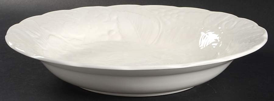Woodbury White 12" Pasta Serving Bowl by Nikko-1